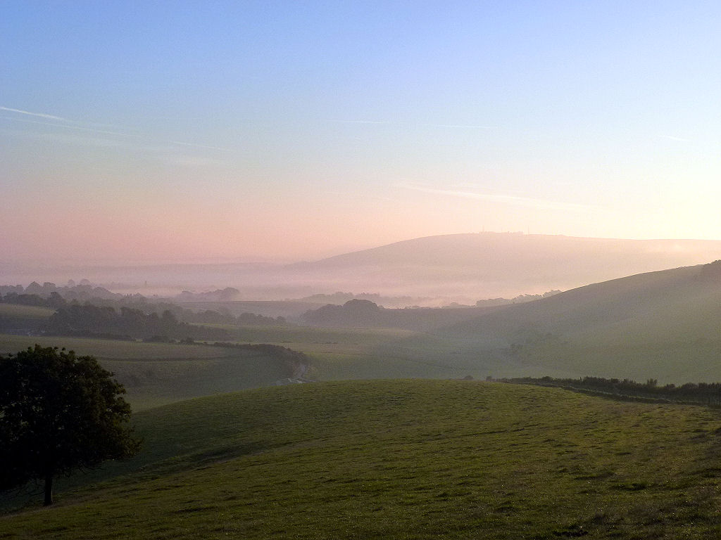Sunrise from Steyning Bowl